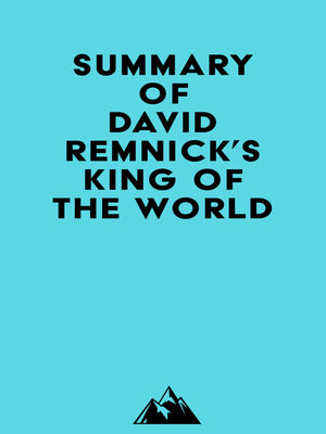 cover image of Summary of David Remnick's King of the World